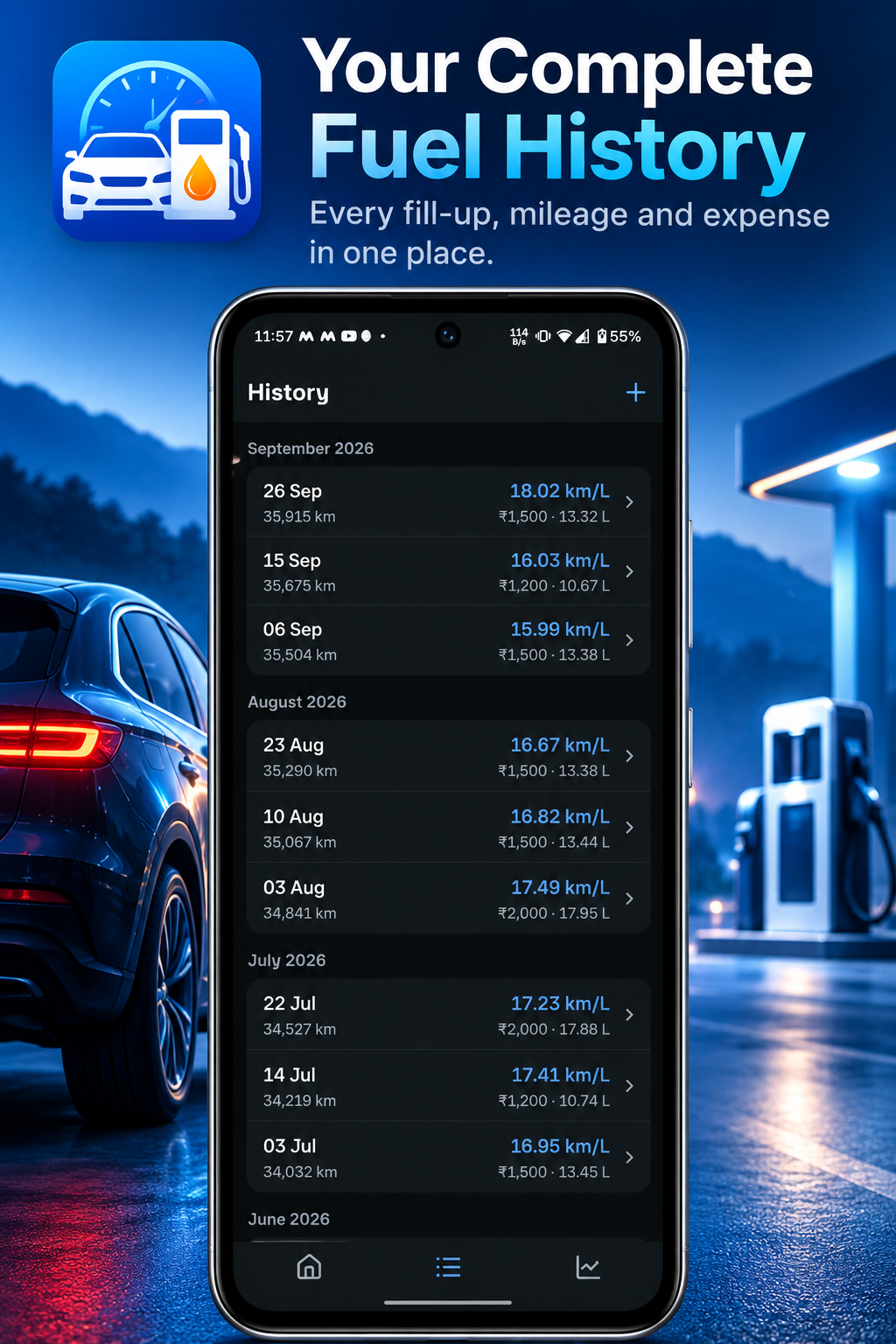 Fuel Tracker screenshot 2