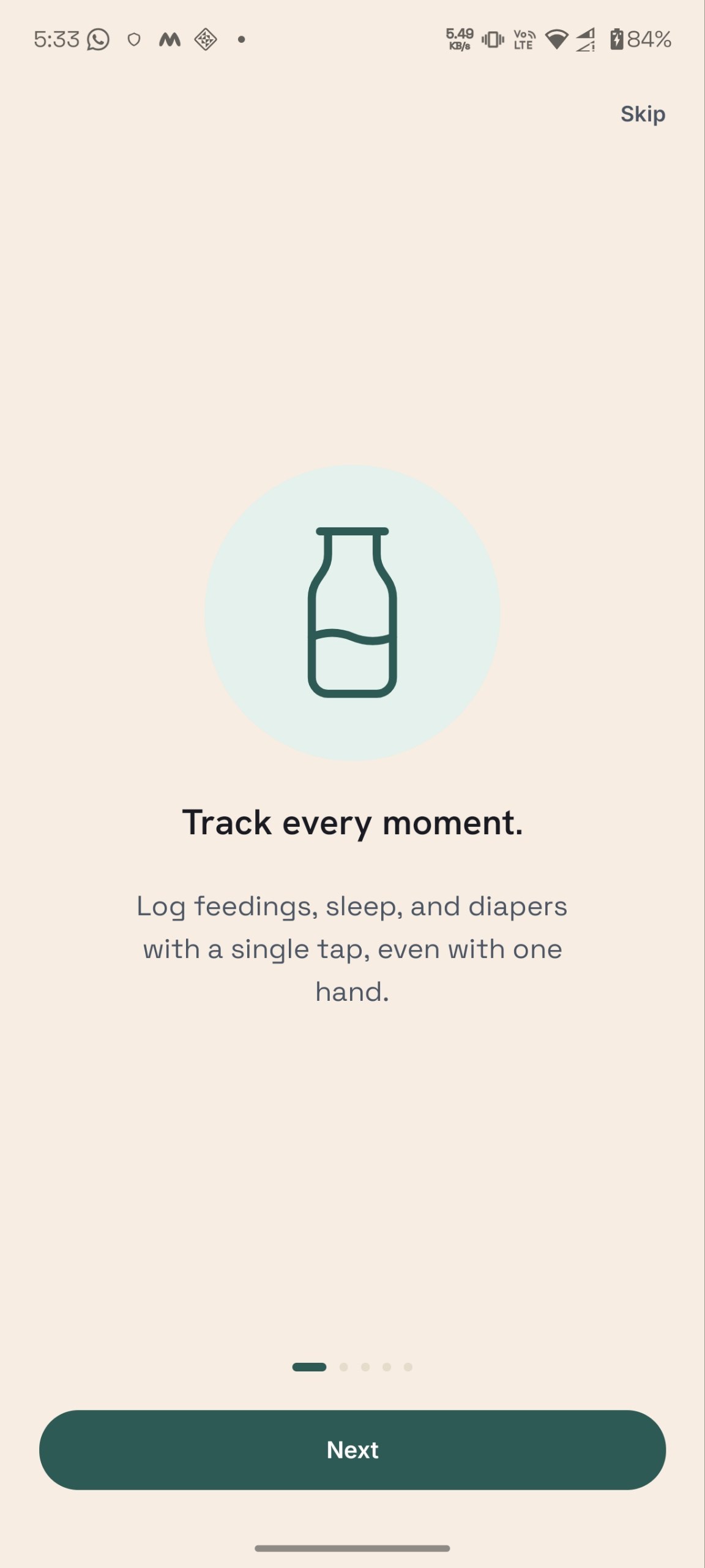 TinySteps screenshot 1