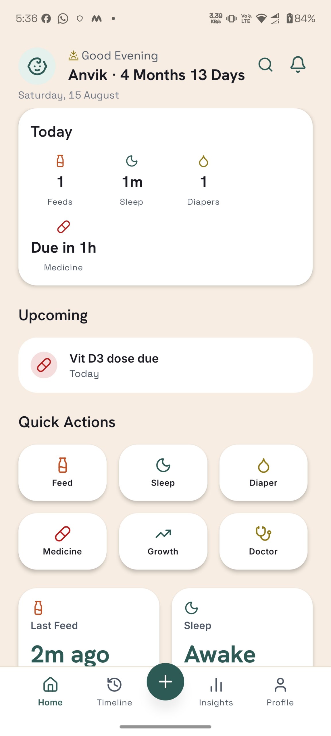TinySteps screenshot 2